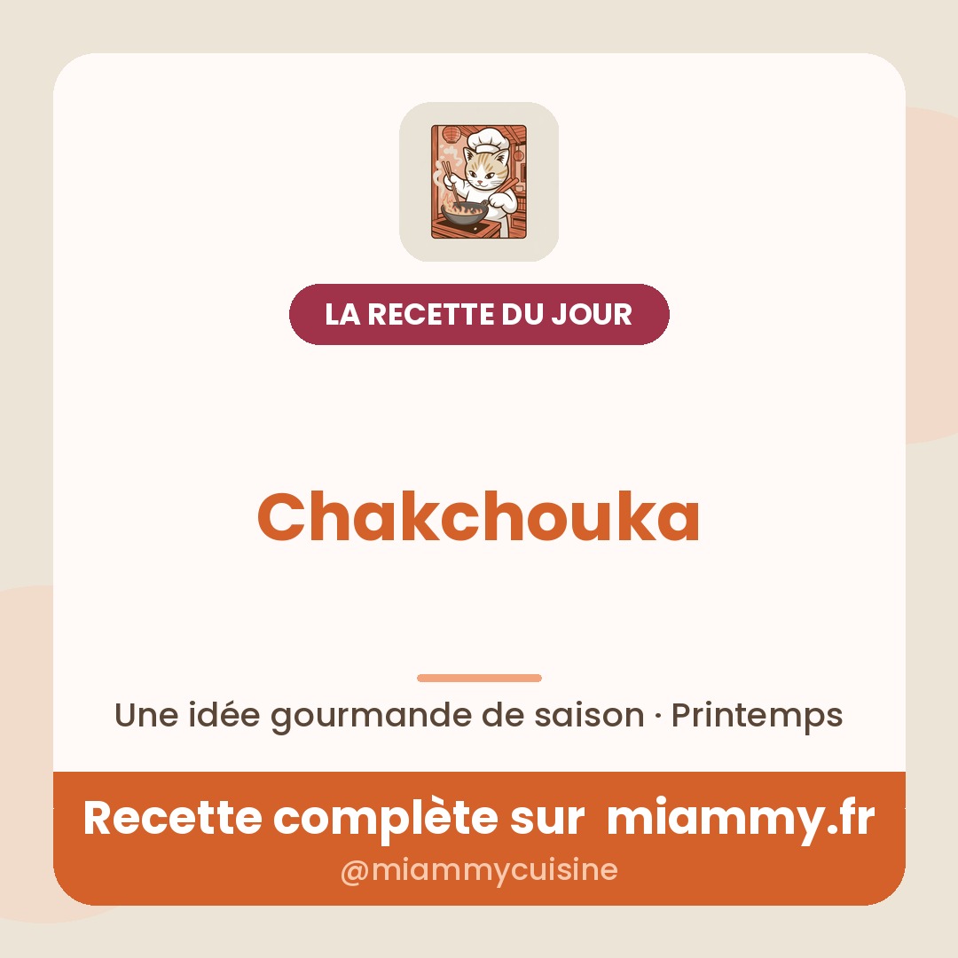Chakchouka — recette Miammy